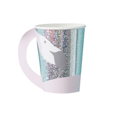 flamingo-shaped-holographic-paper-party-cups-x-8|GV-918|Luck and Luck|2