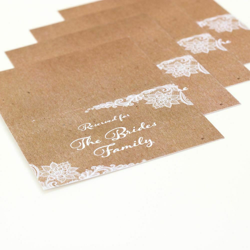 reserved-wedding-card-set-of-4-mother-of-bride-groom-family-rustic-brown|LLRESKLACE|Luck and Luck| 6