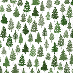 nordic-forest-green-tree-christmas-paper-napkins-x-20|L1017120|Luck and Luck| 3