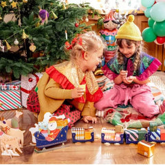 the-north-pole-scene-advent-calendar-santa-sleigh|KA9|Luck and Luck| 3