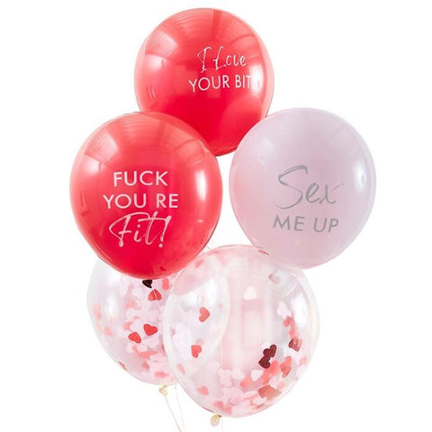 flirty-valentines-adult-balloon-bundle-set-of-5-balloons|HEA121|Luck and Luck|2