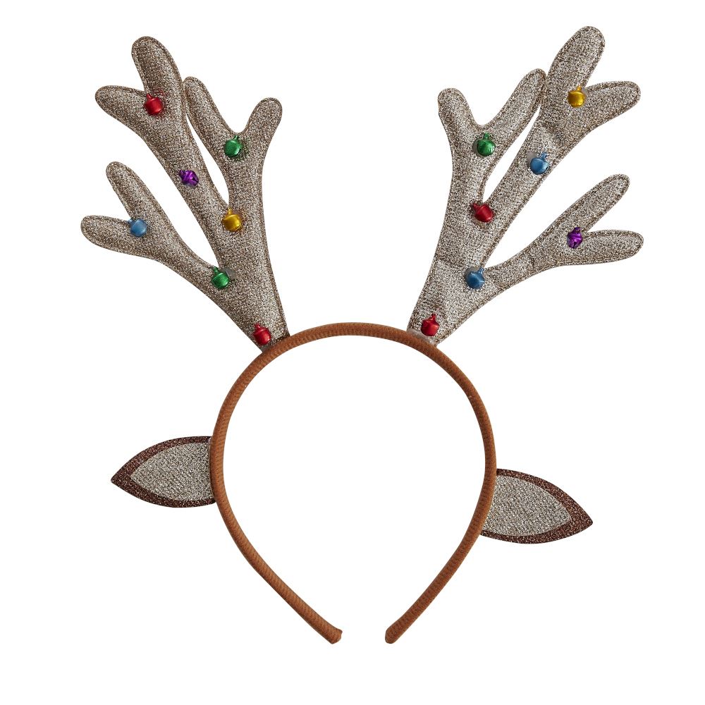 christmas-reindeer-antlers-with-bells-headband|MRY-168|Luck and Luck| 3