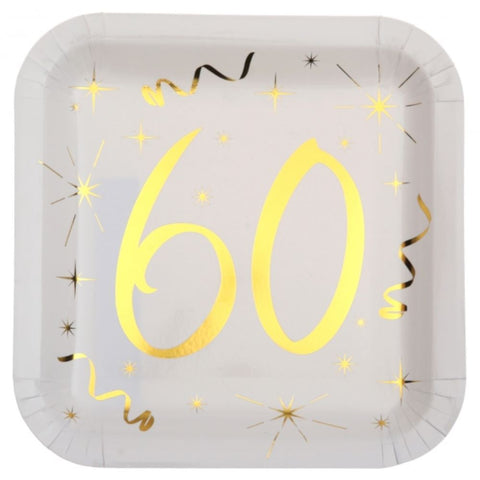 gold-60th-party-pack-with-plates-napkins-and-cups|LLGOLD60PP|Luck and Luck|2