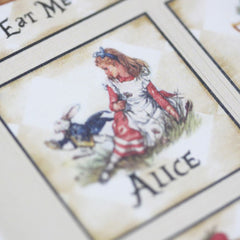 luck-and-luck-alice-in-wonderland-sticker-sheet-x-35-wedding-party-drink-me-eat-me|LLWED006|Luck and Luck| 4