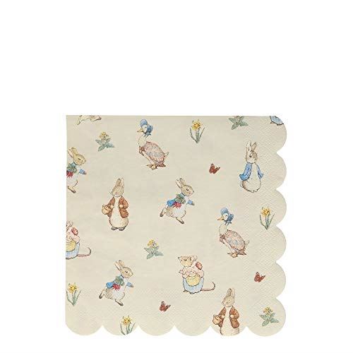 meri-meri-peter-rabbit-and-friends-large-paper-party-napkins-x-20|202971|Luck and Luck| 1