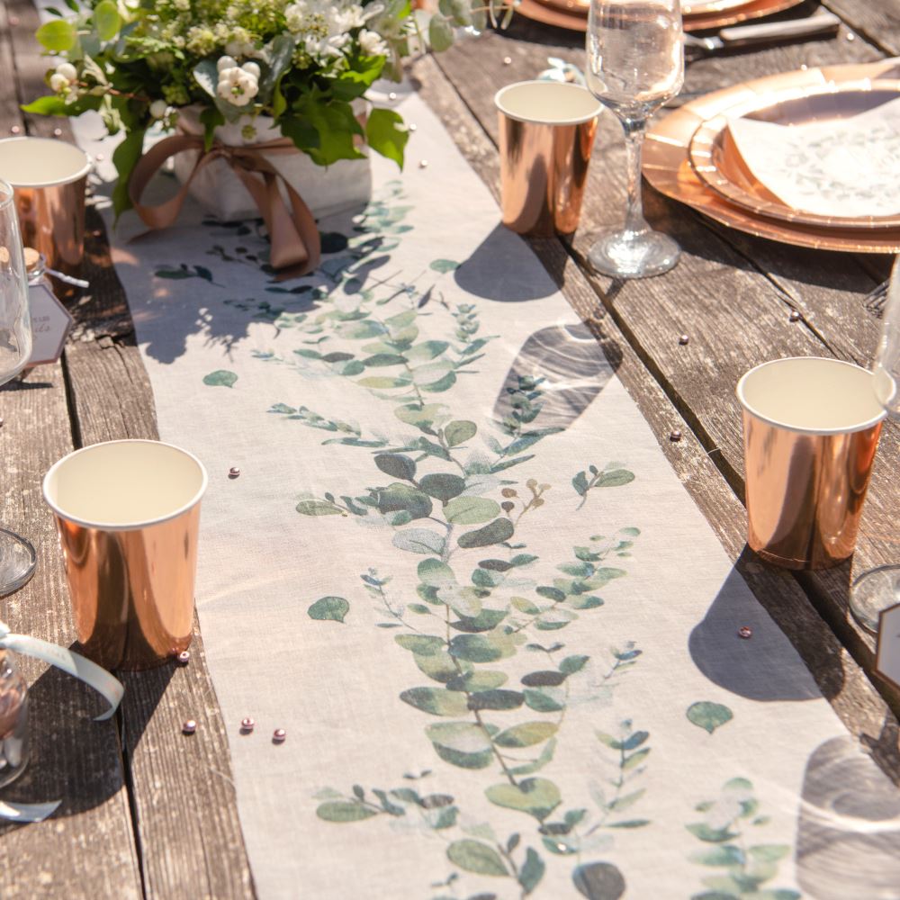 botanical-eucalyptus-leaves-table-runner-3m|728800300010|Luck and Luck| 1