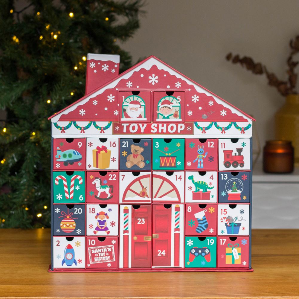 fill-your-own-advent-calendar-diy-christmas-santa-friends-toy-shop|XM6330|Luck and Luck| 1