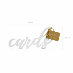white-wooden-cards-sign-cards-wedding-sign-wedding-decoration|DN4-008|Luck and Luck| 3