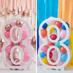 large-number-8-birthday-balloon-stand|MIX-357|Luck and Luck| 1