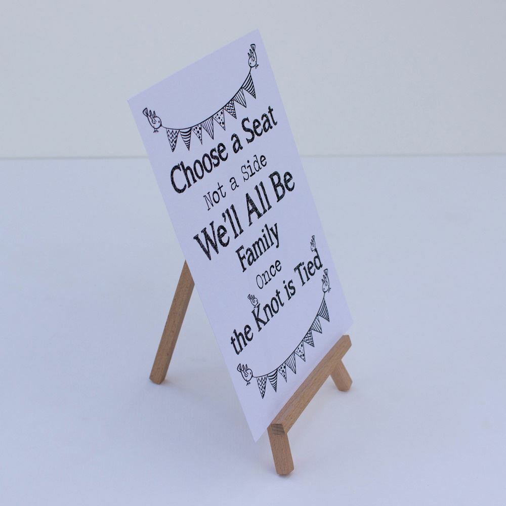 church-wedding-ceremony-white-sign-choose-a-seat-sign-and-easel|LLSTWMAMCAS|Luck and Luck|2