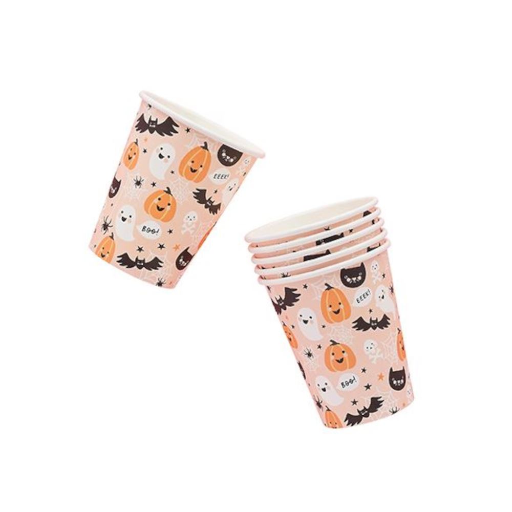halloween-characters-paper-party-cups-x-10|HBHH116|Luck and Luck|2