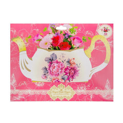 alice-in-wonderland-style-teapot-vase-centrepiece-vintage-floral-party|TS3TEAPOT|Luck and Luck| 4