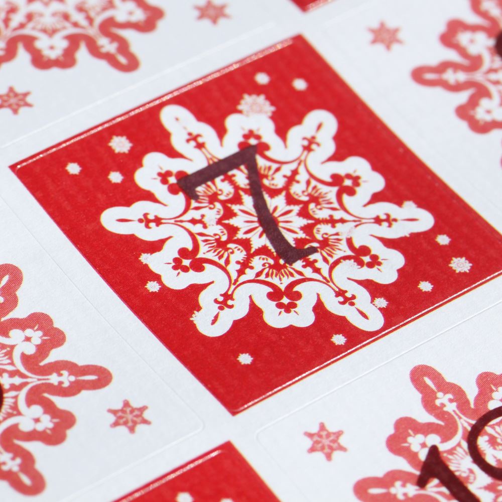 xmas-stickers-twelve-days-of-christmas-stickers-advent-x-35|LLXS12DAY2|Luck and Luck| 5