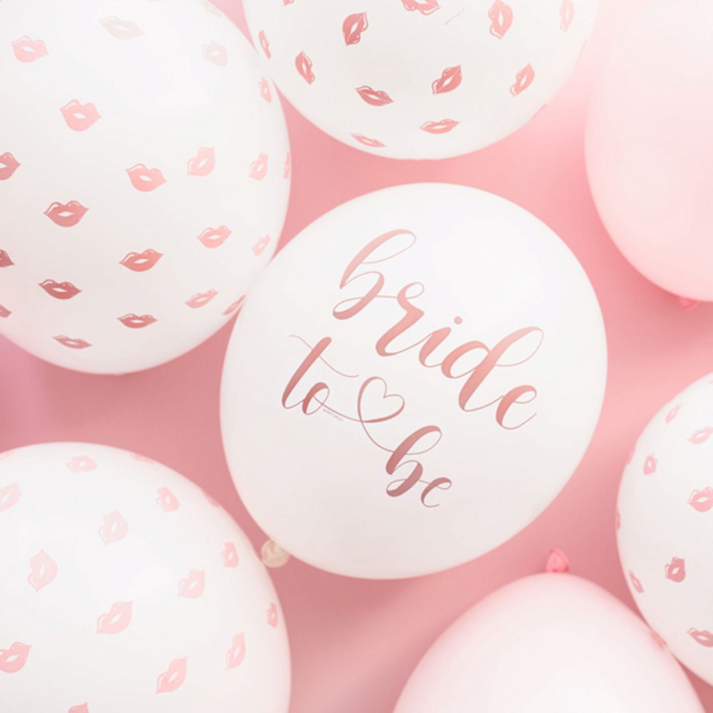 rose-gold-bride-to-be-mixed-balloons-x-6|SB14P-328-000-6|Luck and Luck| 1