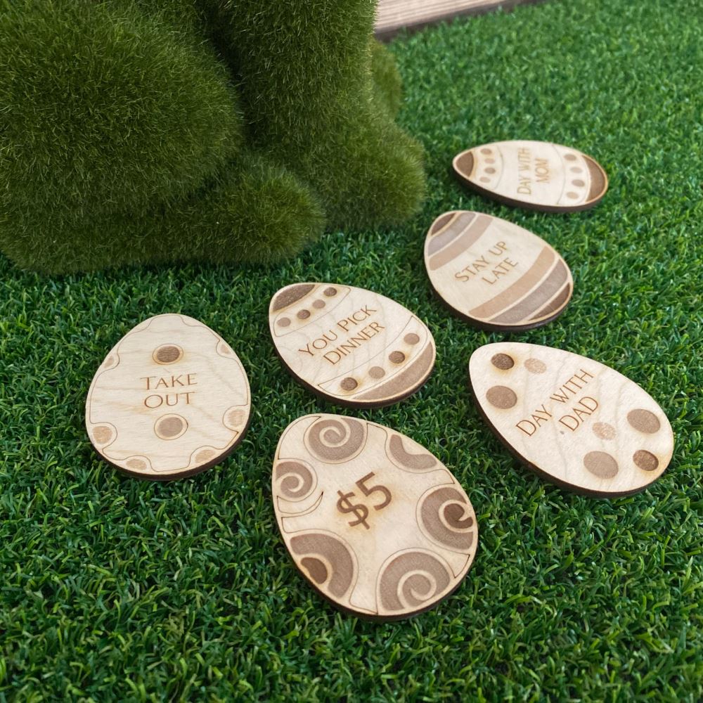 easter-egg-hunt-wooden-reuseable-tokens-us-version|LLWWEEHUSA|Luck and Luck| 5