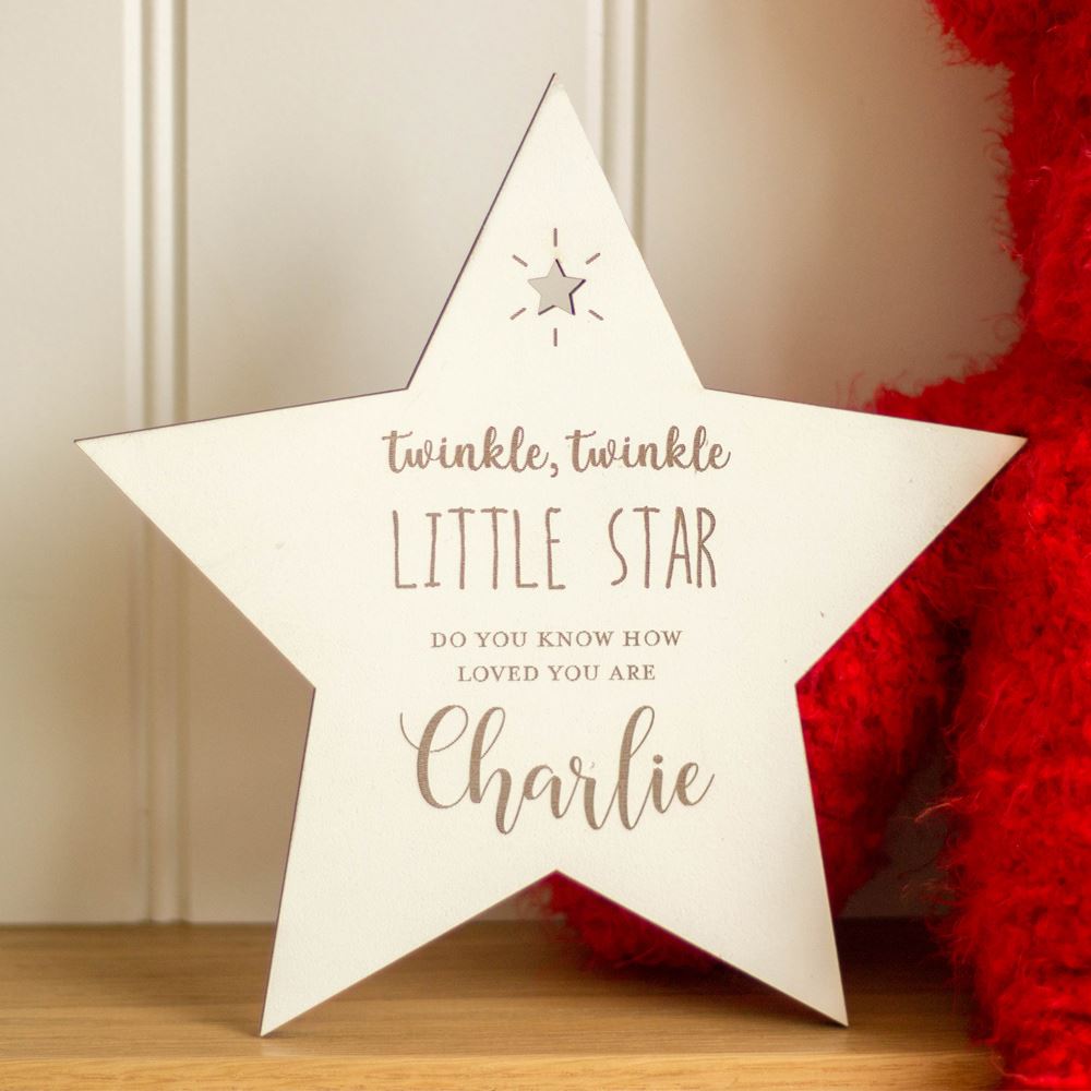wooden-twinkle-twinkle-little-star-personalised-nursery-sign|LLWWTTLSPNM|Luck and Luck| 5