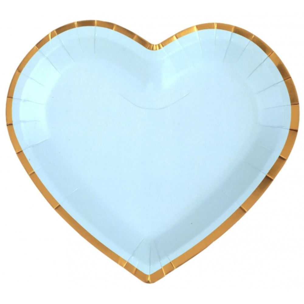 blue-heart-paper-party-plates-x-10|681100000006|Luck and Luck| 1