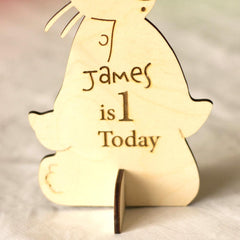 birch-wood-personalised-bunny-sign-19-5cm-font-1-peter-rabbit|LLWWBYB19F1|Luck and Luck|2