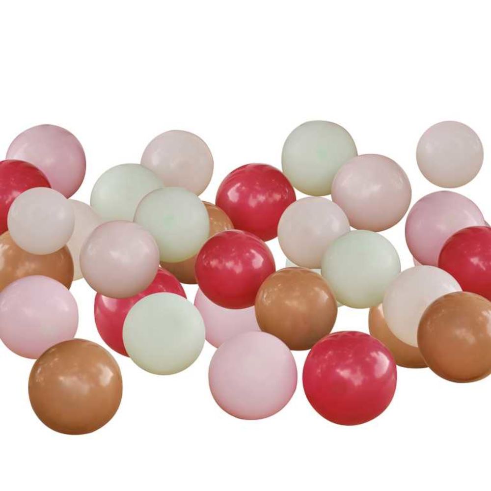 5-inch-mosaic-small-balloons-nudes-red-green-and-brown-x-40|FA-101|Luck and Luck|2