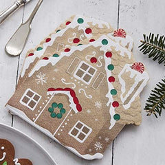 christnas-paper-napkins-gingerbread-house-christmas-tableware-x-16|LS-503|Luck and Luck| 1