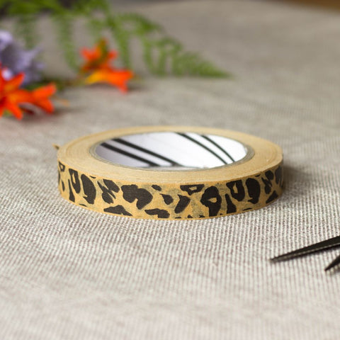 eco-friendly-recyclable-animal-print-kraft-paper-gift-tape-50m|LLTAPEAP|Luck and Luck| 1