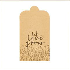 kraft-seed-wedding-favour-bags-let-love-grow-x20|HC005|Luck and Luck|2