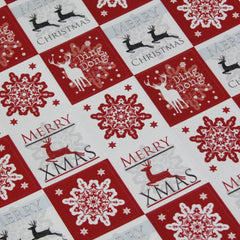 christmas-stickers-snowflake-and-reindeer-red-x-35-xmas|LLXSRRST|Luck and Luck| 1