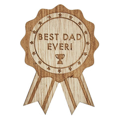 wooden-best-dad-ever-fathers-day-keepsake-badge-gift|DAD-706|Luck and Luck|2
