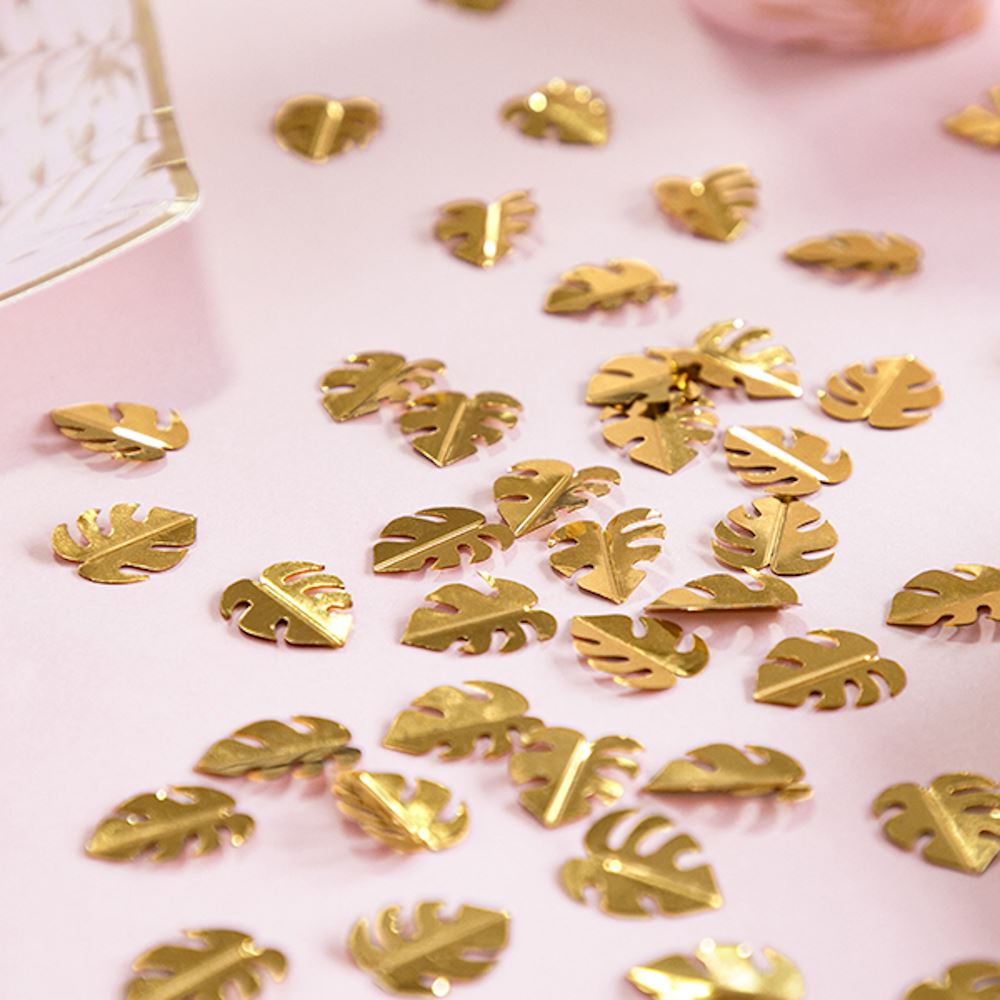 metallic-gold-leaf-table-confetti-15g|KONS8019M|Luck and Luck| 1