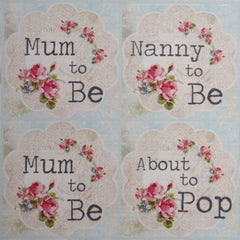 floral-doily-baby-shower-sticker-sheet-35-stickers-mum-to-be-about-to-pop|LLBS001|Luck and Luck|2