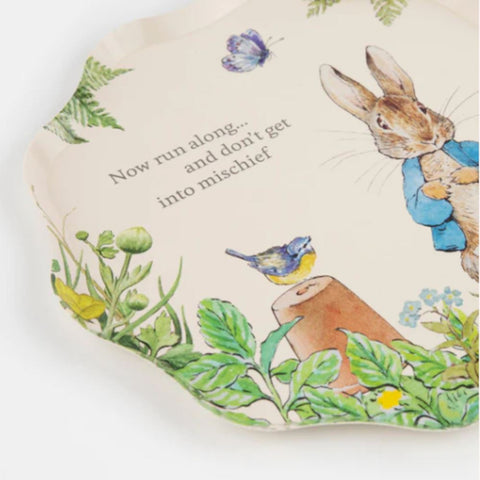 peter-rabbit-in-the-garden-side-paper-party-plates-x-8|225891|Luck and Luck|2
