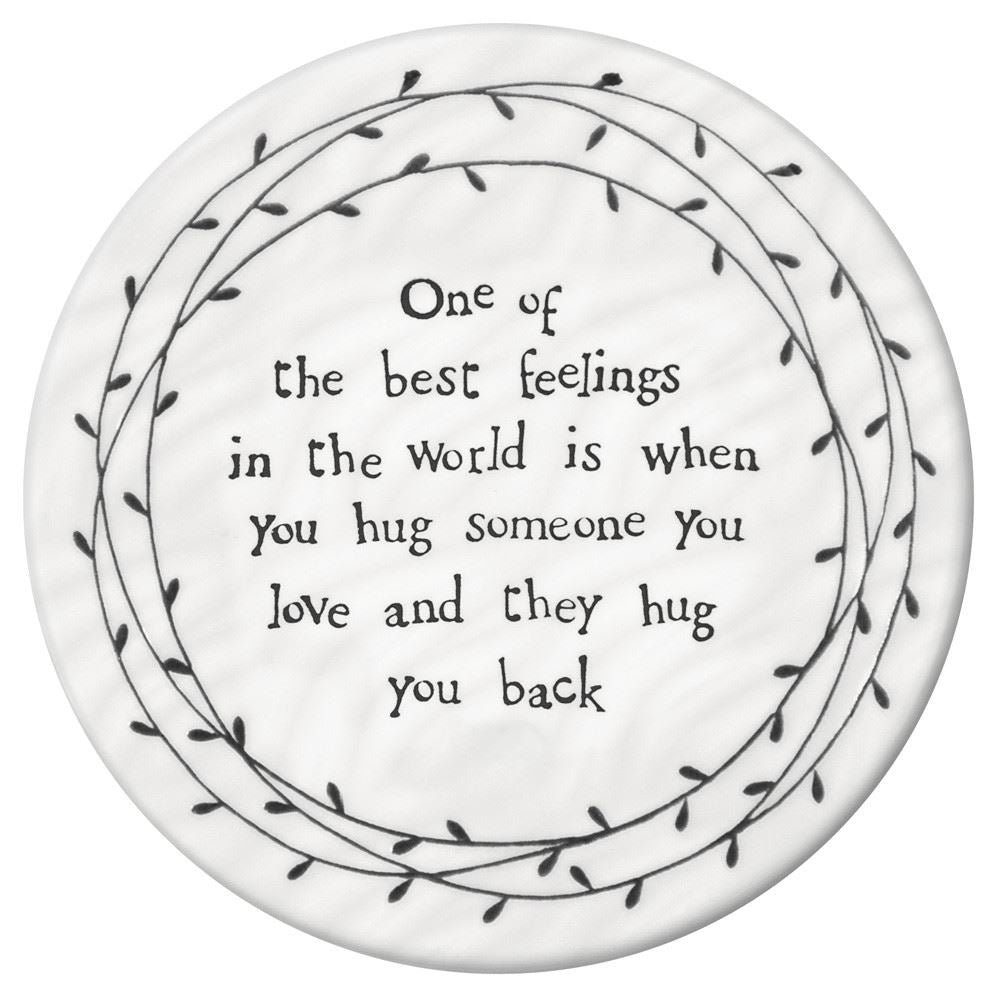 east-of-india-leaf-coaster-one-of-the-best-feelings-in-the-world-hug-keepsake-gift|132|Luck and Luck|2