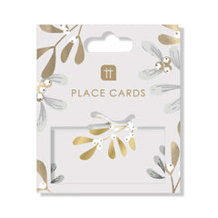 botanical-mistletoe-christmas-place-card-settings-12-pack|BC-MIST-PCARD|Luck and Luck| 3