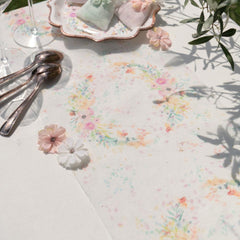 spring-floral-table-runner-single-use-decor-wedding-party-3m|795100300099|Luck and Luck| 1