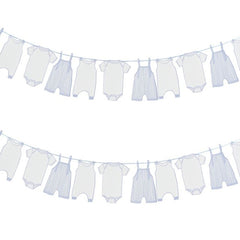 blue-baby-grow-baby-shower-garland-decoration-2-5m|HBBS205|Luck and Luck|2