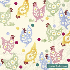 emma-bridgewater-spring-chickens-lunch-napkins-large-x-20|L 963060|Luck and Luck| 3