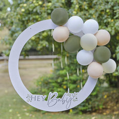 photobooth-frame-hey-baby-shower-with-balloon-white-green-and-nude|BBA-104|Luck and Luck| 1