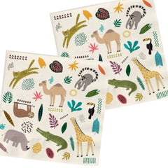 zoo-animal-party-paper-napkins-x-20|68351|Luck and Luck| 1
