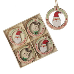 wooden-merry-christmas-decorations-x8|TLA524|Luck and Luck| 3