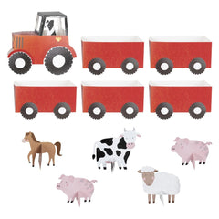tractor-and-trailer-farm-treat-stand-childrens-party|FA-107|Luck and Luck|2
