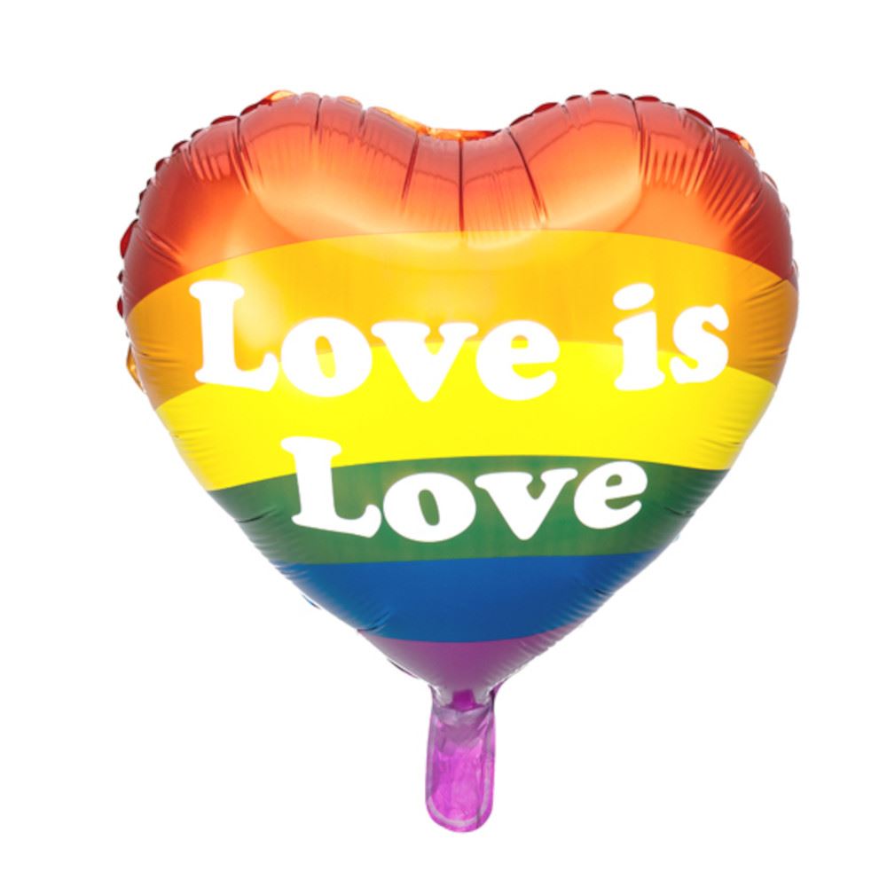 love-is-love-foil-engagement-wedding-pride-balloon|FB99|Luck and Luck|2