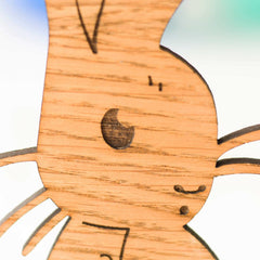 oak-wood-personalised-bunny-sign-29-5cm-font-2-peter-rabbit|LLWWBYO29F2|Luck and Luck| 3
