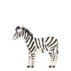 meri-meri-safari-zebra-paper-party-napkins-x-20|202190|Luck and Luck|2