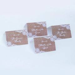reserved-wedding-card-set-of-4-mother-of-bride-groom-family-rustic-brown|LLRESKLACE|Luck and Luck| 3