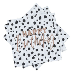 dalmatian-spots-birthday-party-paper-napkins-x-20|HBDB105|Luck and Luck|2