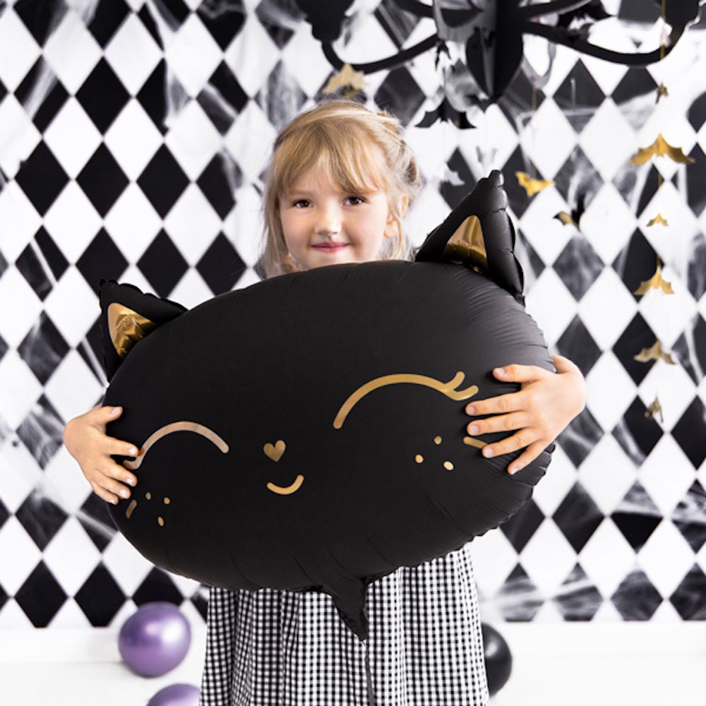 cat-foil-balloon-halloween-party-decoration|FB84|Luck and Luck| 1