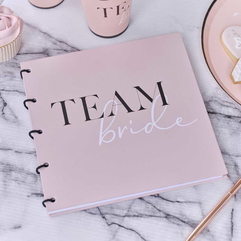 hen-party-pink-guest-book-team-bride|TH-126|Luck and Luck| 1