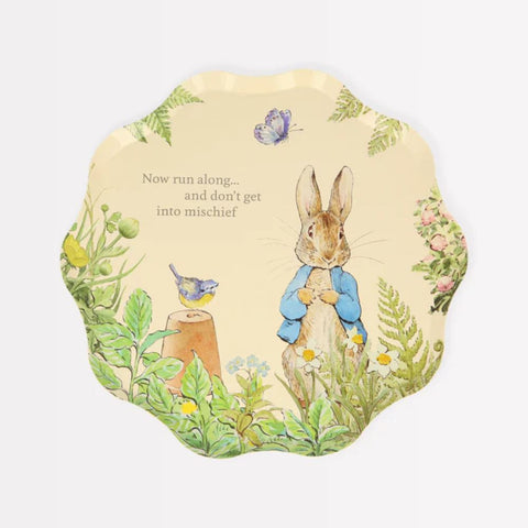 peter-rabbit-in-the-garden-side-paper-party-plates-x-8|225891|Luck and Luck| 1