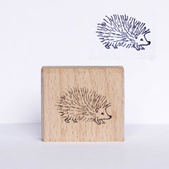 hedgehog-wood-mounted-rubber-craft-stamp|505A|Luck and Luck|2