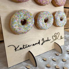 doughnut-treat-stand-for-9-doughnuts-personalised-f2|LLWWDTSD9F6|Luck and Luck| 3